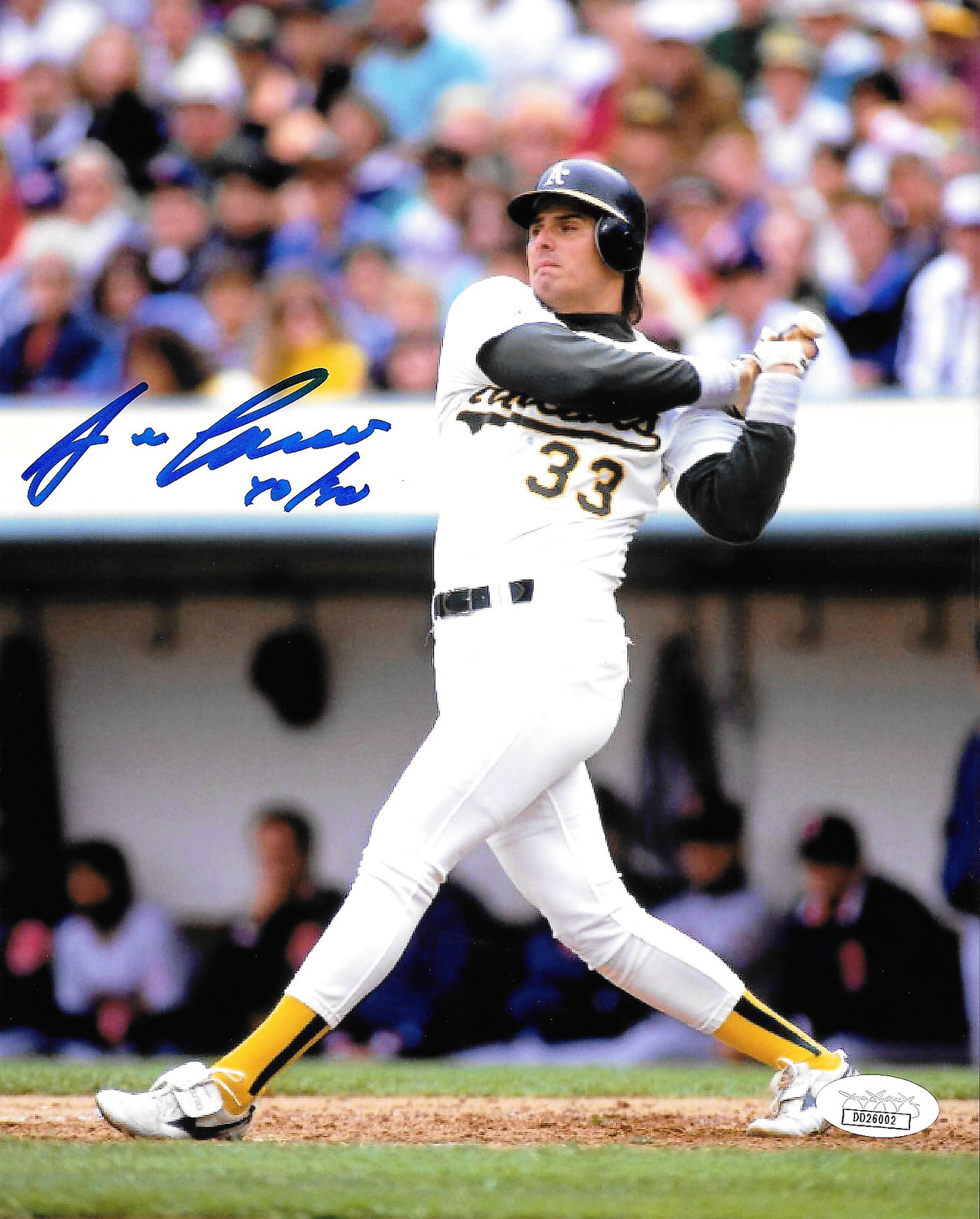 Jose Canseco, autographed 8x10, New York Yankees