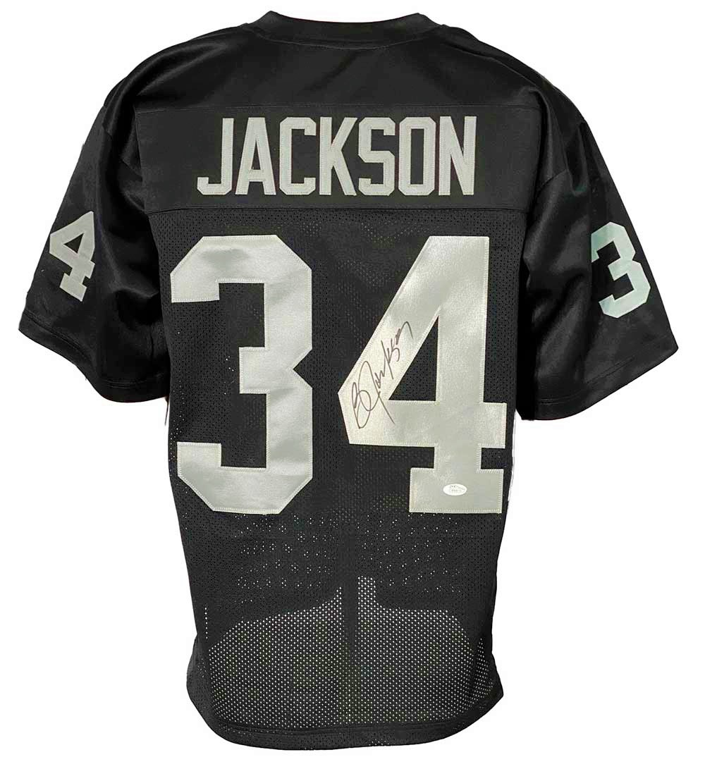 Oakland Raiders Bo Jackson Autographed Pro Style Jersey JSA
