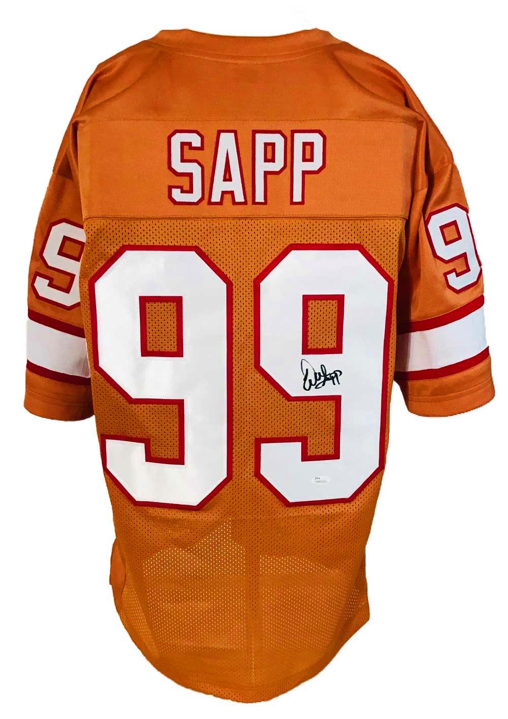 Tampa Bay Buccaneers Warren Sapp Autographed Pro Style Orange Crush Jersey  JSA Authenticated