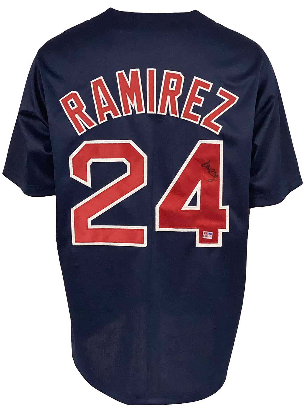 Boston Red Sox Manny Ramirez Autographed Pro Style Custom Jersey PSA ...