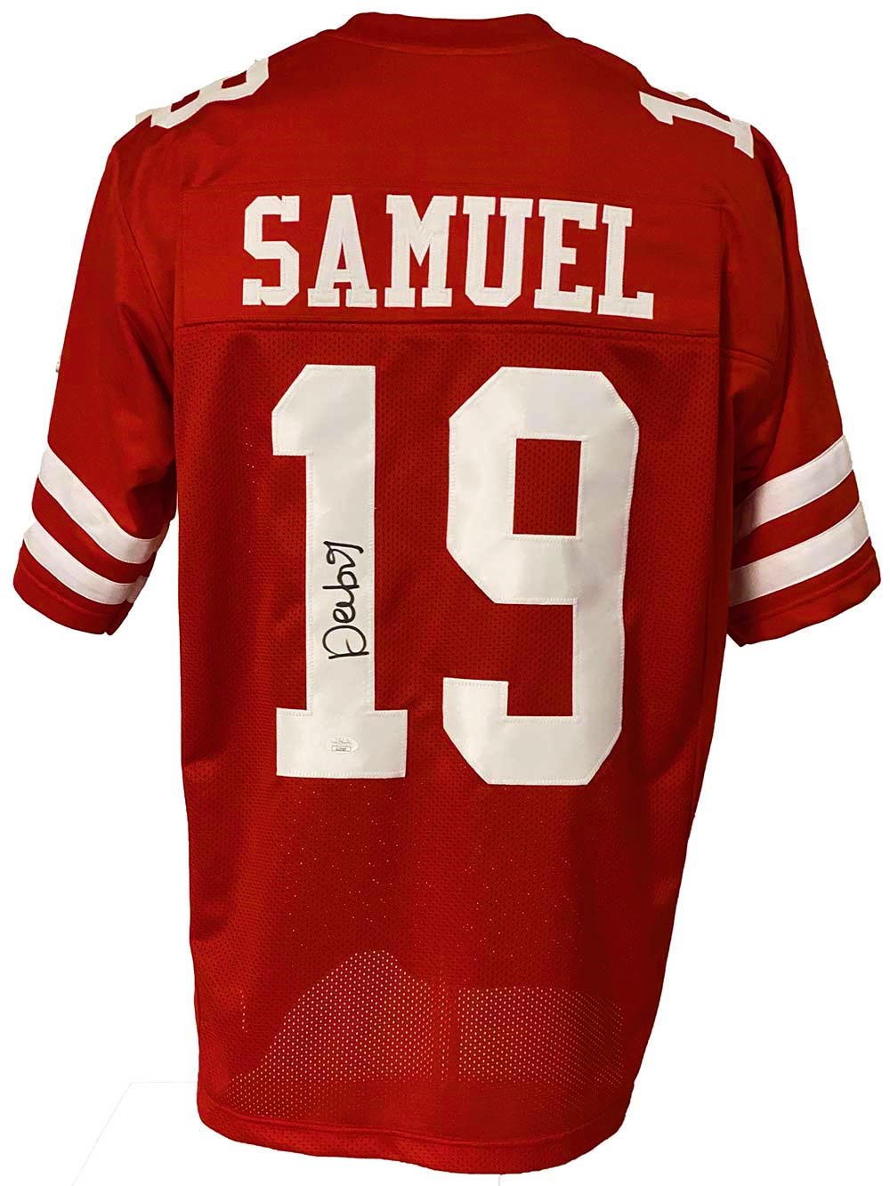 San Francisco 49ers Deebo Samuel Signed Pro Style Red Jersey JSA ...