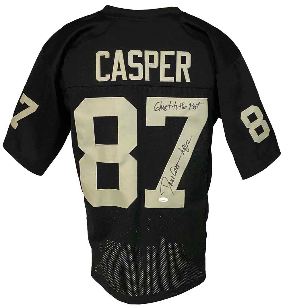 Oakland Raiders Dave Casper Autographed Pro Style Jersey JSA