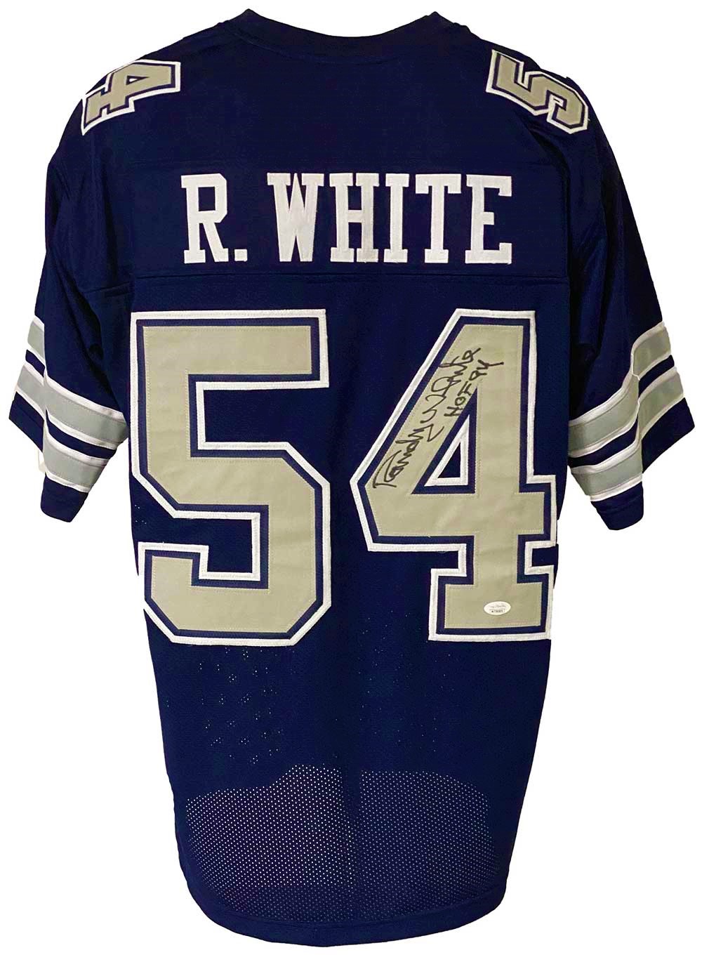 Dallas Cowboys Randy White Signed Custom Pro Style Blue Jersey 