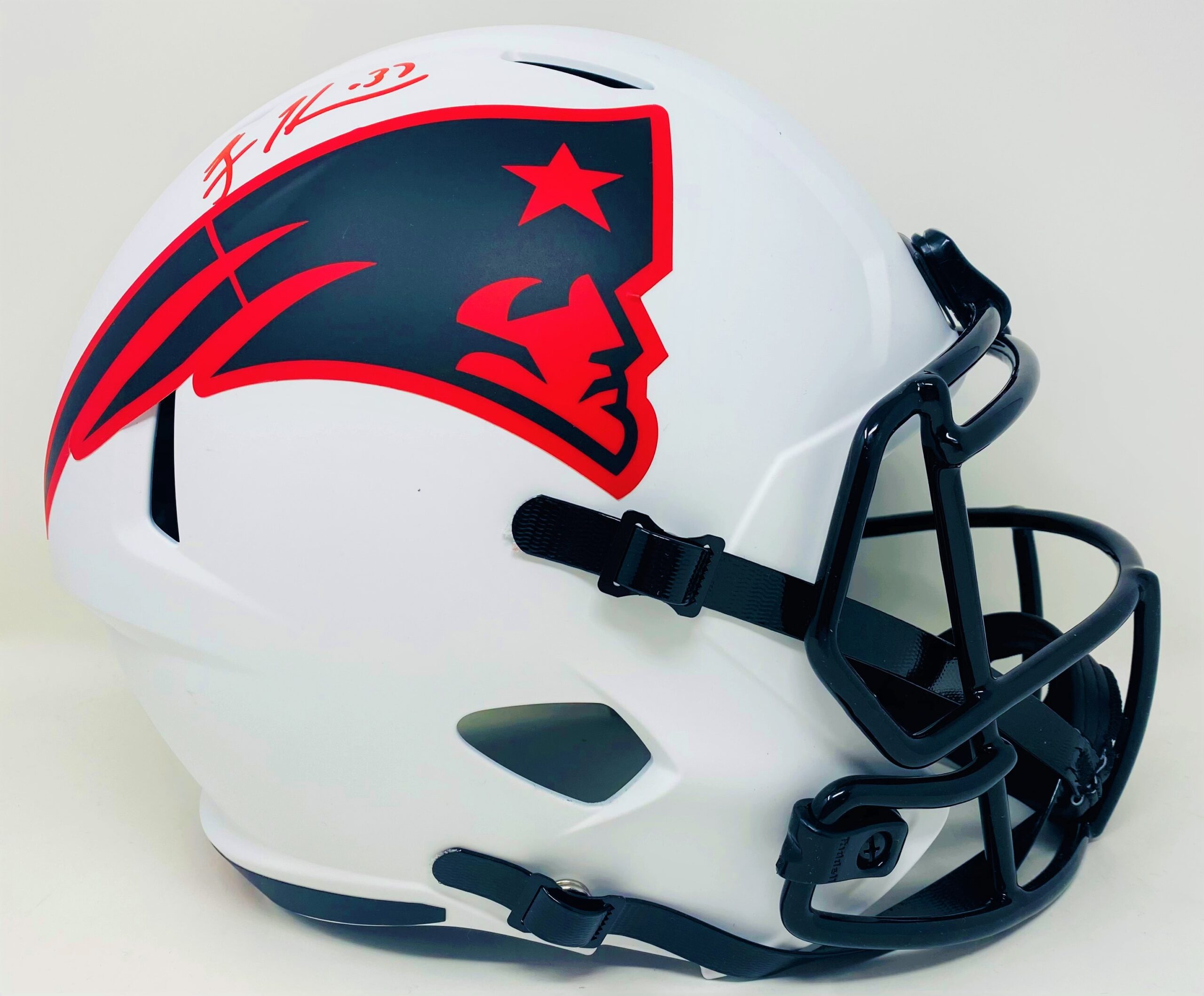 New England Patriots Rodney Harrison Autographed Lunar Eclipse FS Speed Rep  BECKETT Authenticated - Tennzone Sports Memorabilia