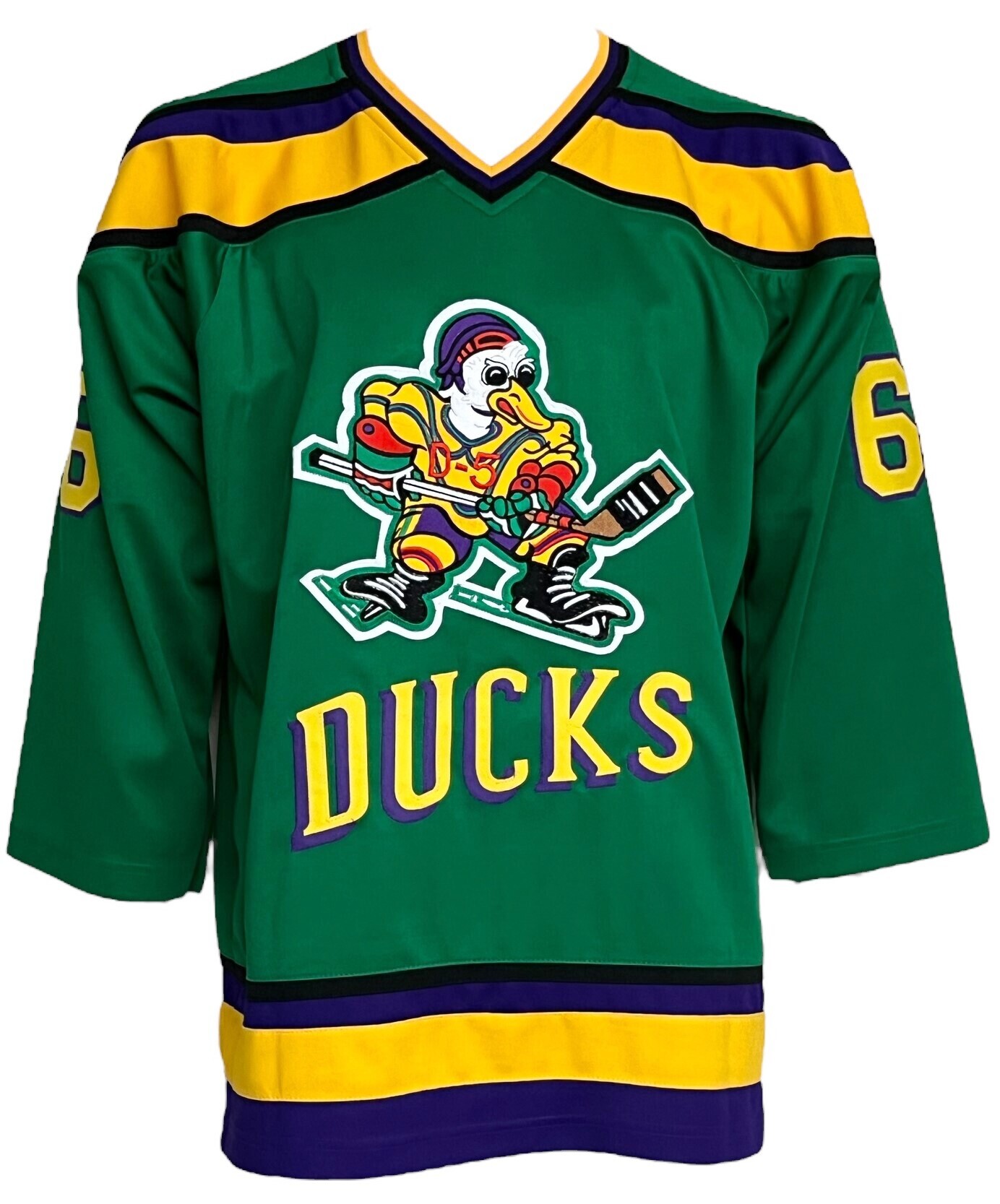 Emilio Estevez Signed The Mighty Ducks Bombay Jersey (Schwartz COA)