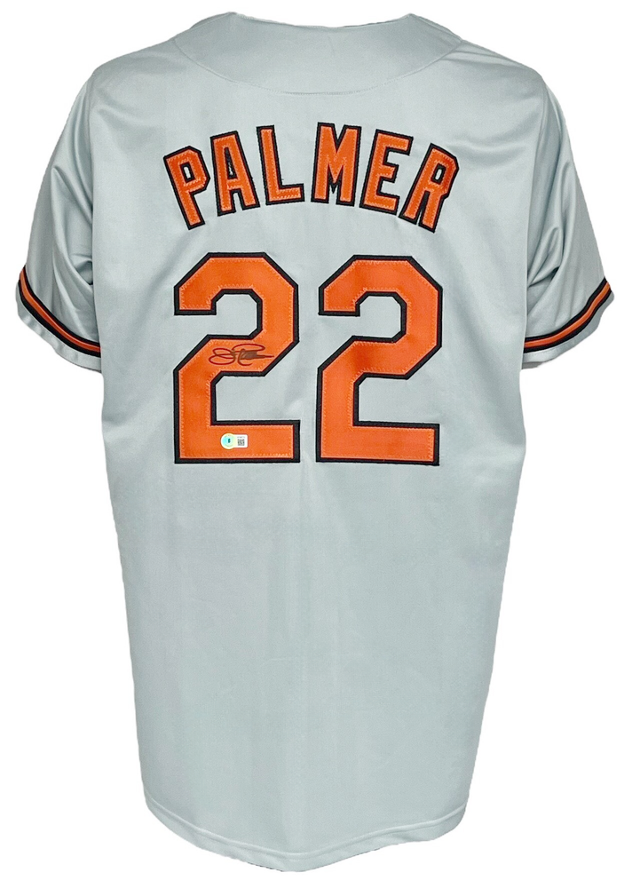 Baltimore Orioles Jim Palmer Autographed Pro Style Grey Jersey BAS  Authenticated