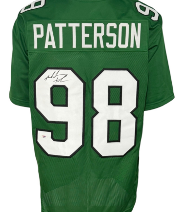 Philadelphia Eagles Mike Patterson Autographed Pro Style Jersey PSA Authenticated 