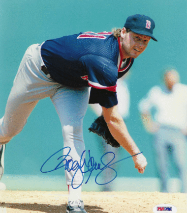 Boston Red Sox Roger Clemens Autographed 8x10 Photo PSA Authenticated