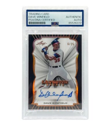 Dave Winfield Autographed 2024 Leaf Ultimate Sports PSA Authenticated