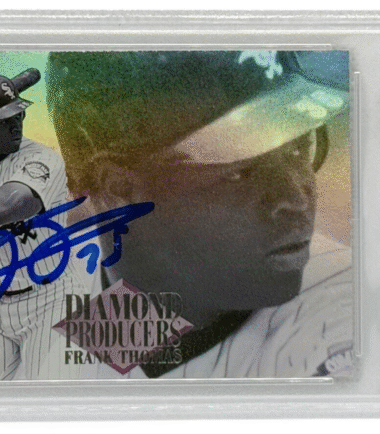 Frank Thomas Autographed 1996 Fleer Ultra Diamond Producers Card PSA Authenticated