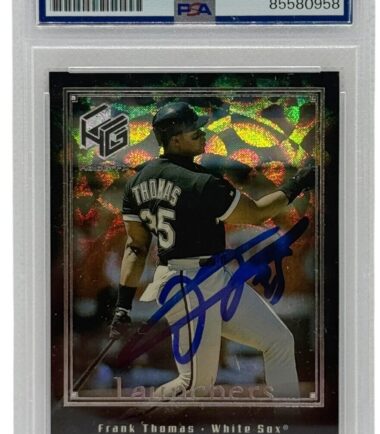 Frank Thomas Autographed 1999 Upper Deck HoloGrFx Card #L14 PSA Authenticated