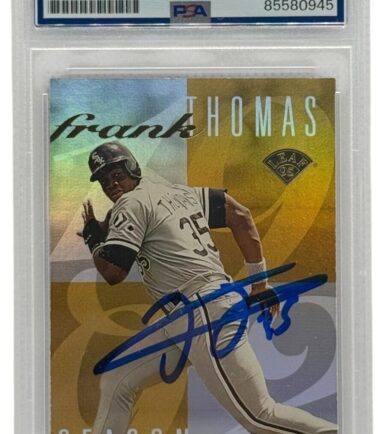Frank Thomas Autographed 1995 Donruss Season Three Card PSA Authenticated