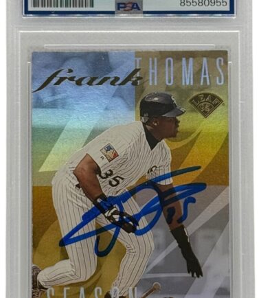 Frank Thomas Autographed 1995 Donruss Season Five Card PSA Authenticated