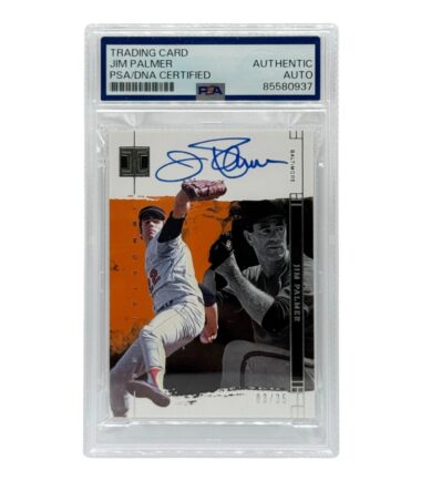 Jim Palmer Autographed 2024 Panini Impeccable Immortal Ink PSA Authenticated