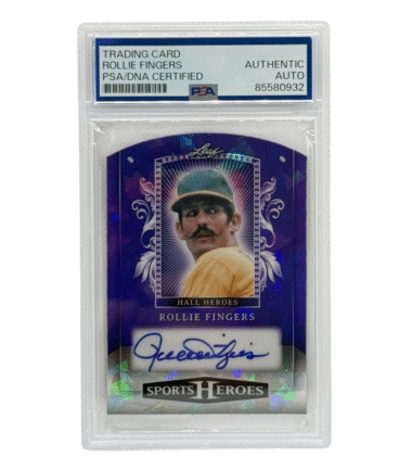 Rollie Fingers Autographed 2025 Sports Hall Heroes PSA Authenticated
