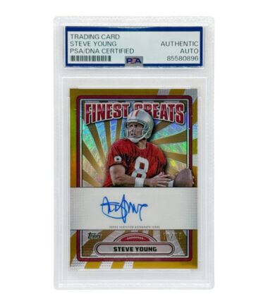 Steve Young Autographed 2024 Topps Finest Greats PSA Authenticated