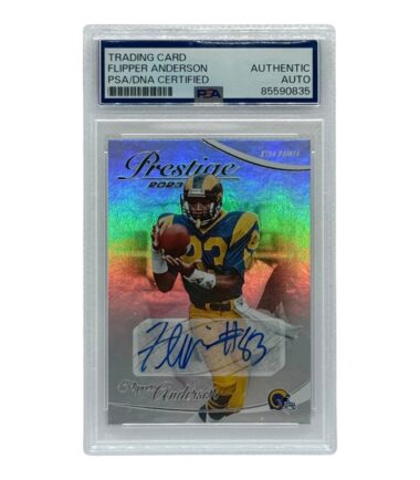 Flipper Anderson Autographed 2023 Panini Prestige PSA Authenticated
