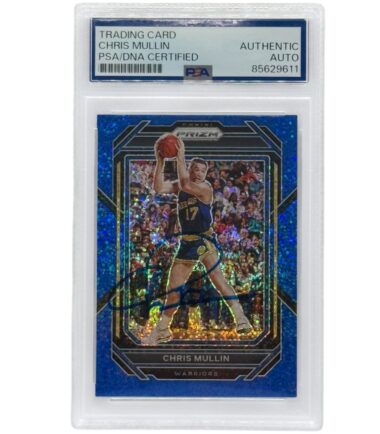 Chris Mullin Autographed 2023 Panini Blue Prizm PSA Authenticated