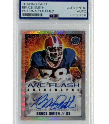 Bruce Smith Autographed 2024 Topps Arc Flash PSA Authenticated