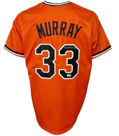 Baltimore Orioles Eddie Murray Autographed Pro Style Orange Jersey BAS Authenticated