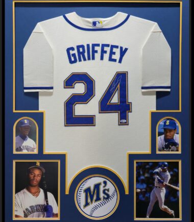Framed Seattle Mariners Ken Griffey Jr. Jersey Beckett Authenticated