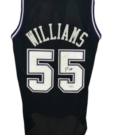 Sacramento Kings Jason Williams Signed Pro Style Black Jersey PSA Authenticated