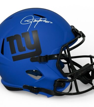 New York Giants Lawrence Taylor Autographed Rave FS Speed Rep Helmet JSA Authenticated