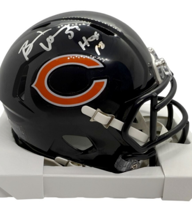 Chicago Bears Brian Urlacher Autographed Speed Mini Helmet JSA Authenticated