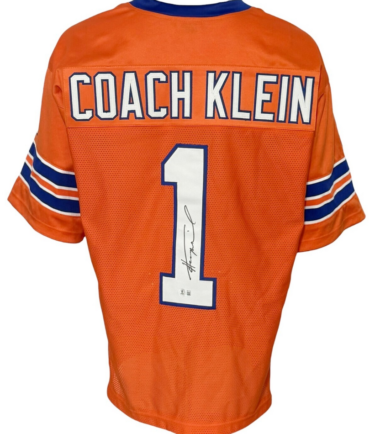 Henry Winkler "Coach Klein" Autographed Mud Dogs Jersey BAS Authenticated