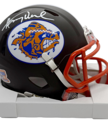 Henry Winkler "Coach Klein" Autographed Mud Dogs Mini Helmet BAS Authenticated
