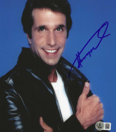 Henry Winkler "Fonz" Autographed 8x10 Photo BAS Authenticated #4