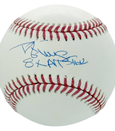 New York Mets Darryl Strawberry Autographed MLB Baseball "8x All Star "BAS Authenticated