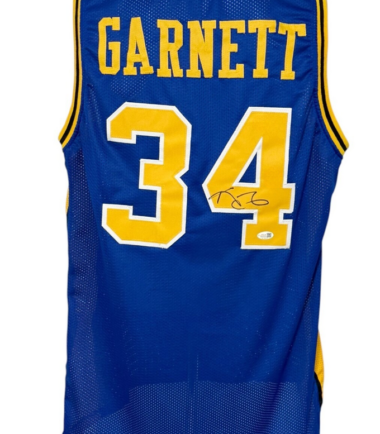 Farragut High School Kevin Garnett Autographed Jersey JSA Authenticated