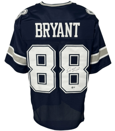Dallas Dez Bryant Autographed Pro Style Blue Jersey BAS Authenticated