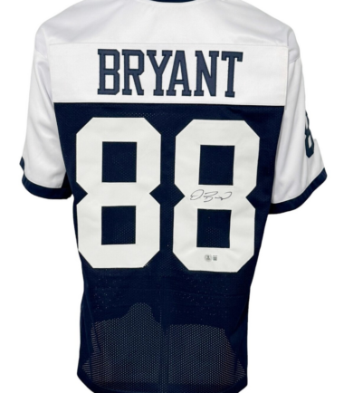 Dallas Cowboys Dez Bryant Autographed Pro Style Thanksgiving Day Jersey BAS Authenticated