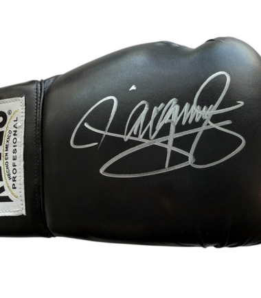 Manny Pacquiao Autographed Black Cleto Reyes Boxing Glove BAS Authenticated