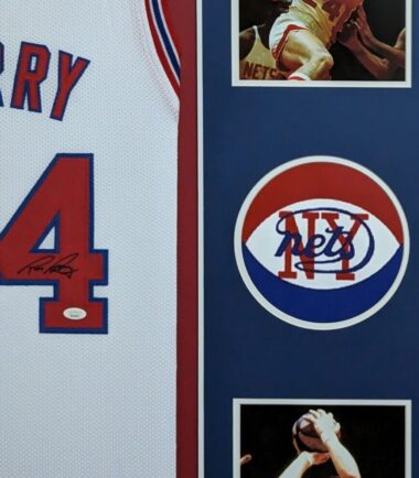 FRAMED-NEW-YORK-NETS-RICK-BARRY-AUTOGRAPHED-SIGNED-JERSEY-JSA-COA-166452102001-2