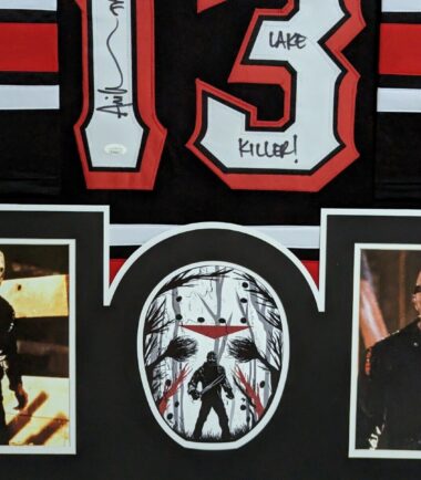 FRAMED-ARI-LEHMAN-SIGNED-INSCRIBED-JASON-VOORHEES-FRIDAY-THE-13TH-JERSEY-JSA-COA-155836293582-2