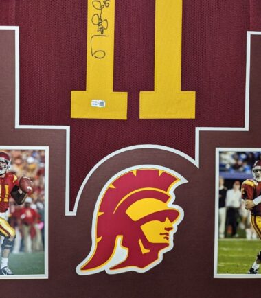 FRAMED-USC-TROJANS-MATT-LEINART-AUTOGRAPHED-SIGNED-JERSEY-TRISTAR-HOLO-166004975822-2