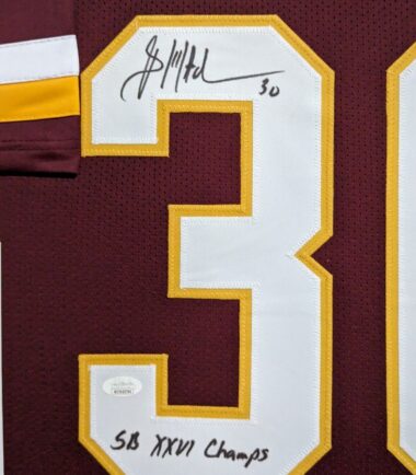 FRAMED-WASHINGTON-BRIAN-MITCHELL-AUTOGRAPHED-SIGNED-INSCRIBED-JERSEY-JSA-COA-166411046172-3