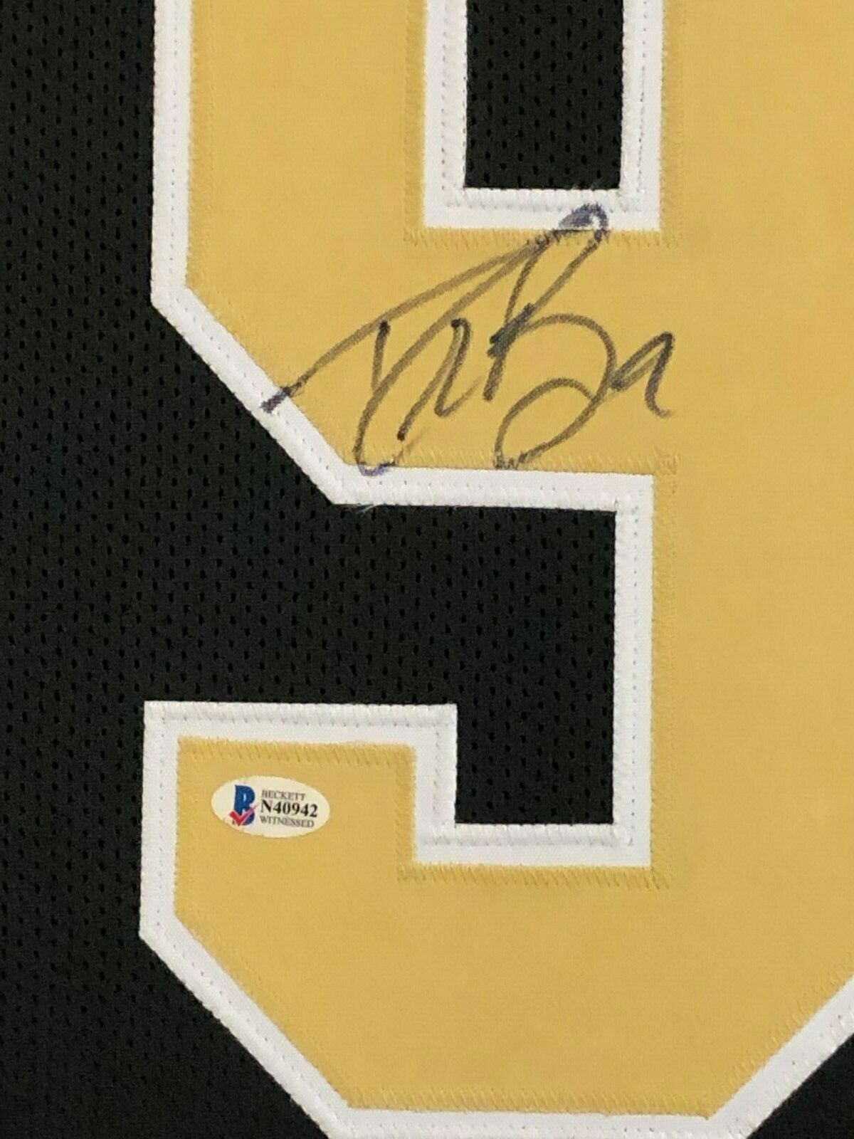 drew brees autographed jersey