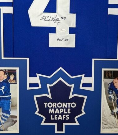 FRAMED-TORONTO-MAPLE-LEAFS-RED-KELLY-AUTOGRAPHED-SIGNED-JERSEY-JSA-COA-155656116093-2