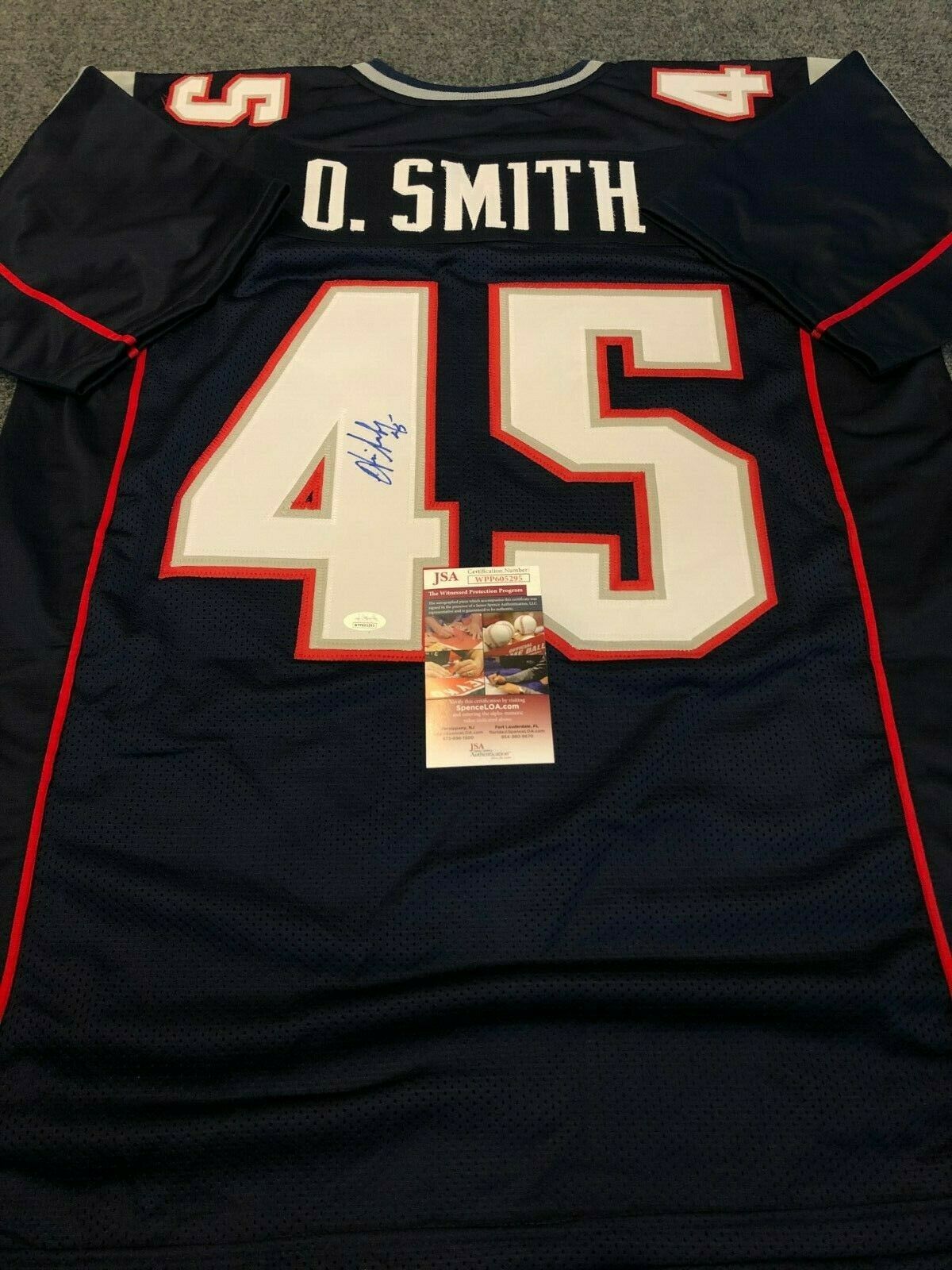 new england patriots signed jersey