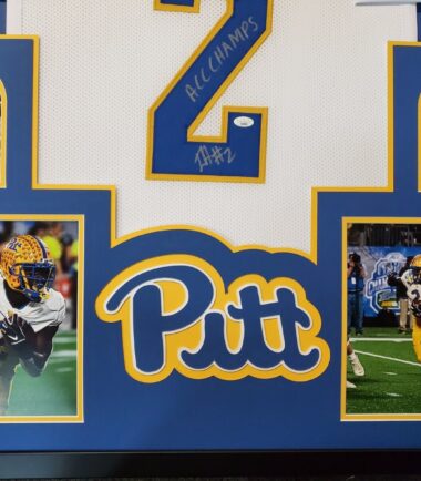 FRAMED-PITT-PANTHERS-ISRAEL-IZZY-ABANIKANDA-SIGNED-INSCRIBED-JERSEY-JSA-COA-165772762554-2
