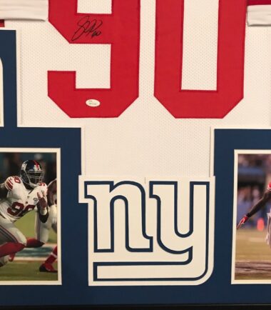 FRAMED-JASON-PIERRE-PAUL-AUTOGRAPHED-SIGNED-NEW-YORK-GIANTS-JERSEY-JSA-COA-152804193365-2