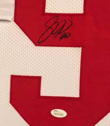 FRAMED-JASON-PIERRE-PAUL-AUTOGRAPHED-SIGNED-NEW-YORK-GIANTS-JERSEY-JSA-COA-152804193365-3