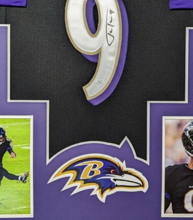 FRAMED-BALTIMORE-RAVENS-JUSTIN-TUCKER-AUTOGRAPHED-SIGNED-JERSEY-JSA-COA-166246708406-2