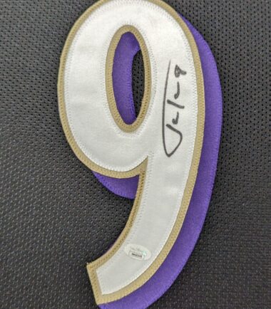FRAMED-BALTIMORE-RAVENS-JUSTIN-TUCKER-AUTOGRAPHED-SIGNED-JERSEY-JSA-COA-166246708406-3