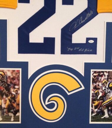 FRAMED-JOHN-CAPPELLETTI-AUTOGRAPHED-SIGNED-INSCRIBED-LA-RAMS-JERSEY-JSA-COA-162249137326-2