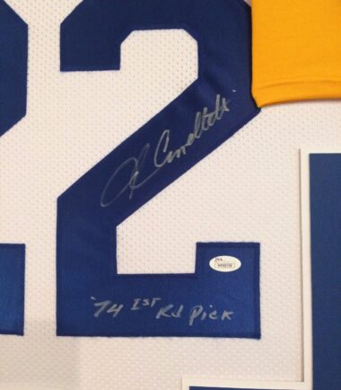 FRAMED-JOHN-CAPPELLETTI-AUTOGRAPHED-SIGNED-INSCRIBED-LA-RAMS-JERSEY-JSA-COA-162249137326-3